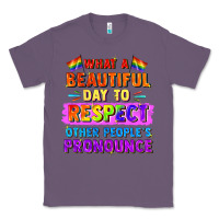 Lavender what a beautiful day to respect other people Classic Tee - FaDigitalArtStudio