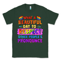 Sports Green what a beautiful day to respect other people Classic Tee - FaDigitalArtStudio