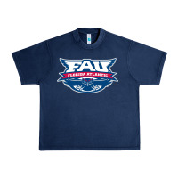 Navy us, owls, fau Urban Heavy Tee - DesigneFamous