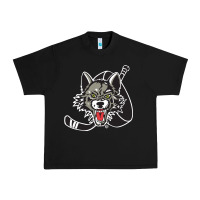 Black chicago wolves Urban Heavy Tee - DesigneFamous