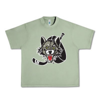 Oil Green chicago wolves Urban Heavy Tee - DesigneFamous