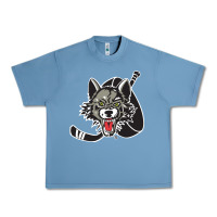 Pebble Blue chicago wolves Urban Heavy Tee - DesigneFamous