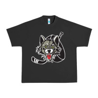 Pigment Black chicago wolves Urban Heavy Tee - DesigneFamous