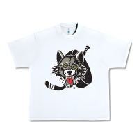 White chicago wolves Urban Heavy Tee - DesigneFamous