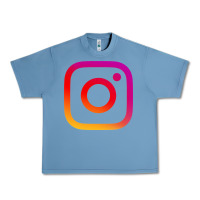 Pebble Blue instagram Urban Heavy Tee - DesigneFamous