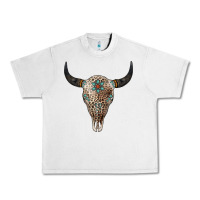 Lunar Rock Leopard Bull Skull Urban Heavy Tee - Jasminsmagicworld