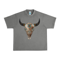 Tornado Leopard Bull Skull Urban Heavy Tee - Jasminsmagicworld