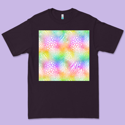 Neon Safari Seamless Pattern Premium Tee Designed By Bundleandbundleshop