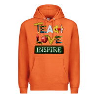 Teach Love Inspire Premium Hoodie | Teevron
