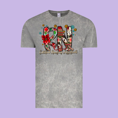 Rn Licensed Practical Nurse Vintage Tee Designed By Cowhidedigitalart