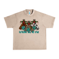 French Oak Christmas With Tribe Urban Heavy Tee - CowhideDigitalArt