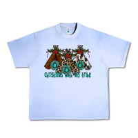 Grape Ice Christmas With Tribe Urban Heavy Tee - CowhideDigitalArt