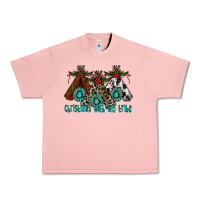 Salmon Christmas With Tribe Urban Heavy Tee - CowhideDigitalArt