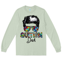 Matcha autism dad Long Sleeve Tee - CowhideDigitalArt
