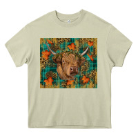 Mossy fall highland cow tumbler Heavy Core Tee - RanaPortraitStore