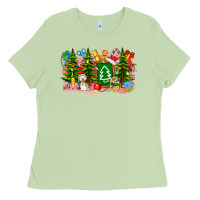 Matcha Christmas teacher Ladies Tee - CowhideDigitalArt