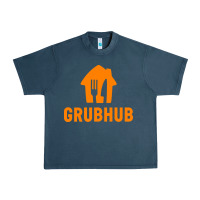 Midnight Navy Grubhub t-shirt Urban Heavy Tee - DesigneFamous