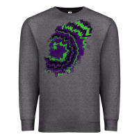 Charcoal Heather tie dye patch Premium Sweatshirt - RanaPortraitStore