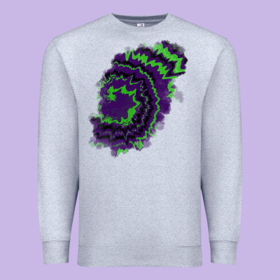 Tie Dye Patch Premium Sweatshirt Designed By Ranaportraitstore