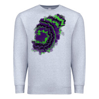 Heather Grey tie dye patch Premium Sweatshirt - RanaPortraitStore
