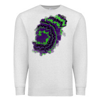 Oatmeal Heather tie dye patch Premium Sweatshirt - RanaPortraitStore