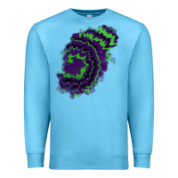 Ocean Blue tie dye patch Premium Sweatshirt - RanaPortraitStore
