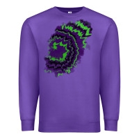 Purple tie dye patch Premium Sweatshirt - RanaPortraitStore
