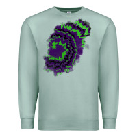 Seafoam tie dye patch Premium Sweatshirt - RanaPortraitStore