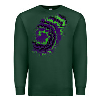 Sports Green tie dye patch Premium Sweatshirt - RanaPortraitStore
