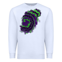 White tie dye patch Premium Sweatshirt - RanaPortraitStore