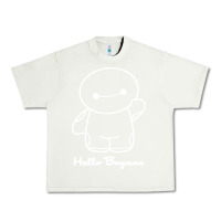 Pistachio hello baymax Urban Heavy Tee - DesigneFamous
