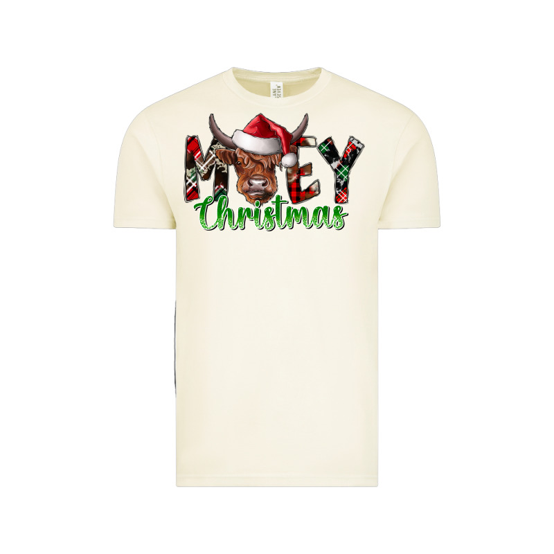 Moey Christmas Vintage Tee by CowhideDigitalArt | Teevron