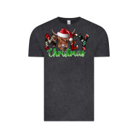 Vintage Black moey Christmas Vintage Tee - CowhideDigitalArt