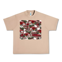 Burro vintage christmas car pattern Urban Heavy Tee - CowhideDigitalArt