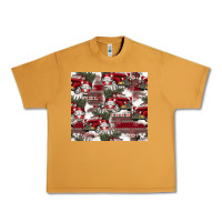 Peanut Butter vintage christmas car pattern Urban Heavy Tee - CowhideDigitalArt