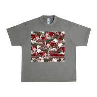 Vintage Christmas Car Pattern Urban Heavy Tee | Teevron