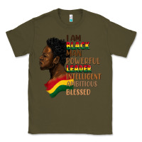 Army Green I am black man Classic Tee - FaDigitalArtStudio