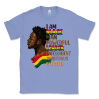 Colony Blue I am black man Classic Tee - FaDigitalArtStudio