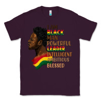 Plum I am black man Classic Tee - FaDigitalArtStudio