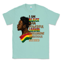 Seafoam I am black man Classic Tee - FaDigitalArtStudio