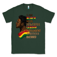 Sports Green I am black man Classic Tee - FaDigitalArtStudio