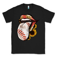 Black Baseball Tongue Classic Tee - Jasminsmagicworld