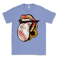 Colony Blue Baseball Tongue Classic Tee - Jasminsmagicworld