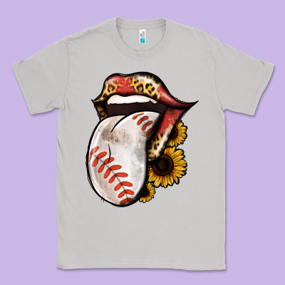 Baseball Tongue Classic Tee Designed By Jasminsmagicworld