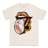 Natural Baseball Tongue Classic Tee - Jasminsmagicworld