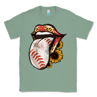 Sage Baseball Tongue Classic Tee - Jasminsmagicworld