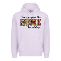 Lilac there's no place like home for holidays Premium Hoodie - RanaPortraitStore