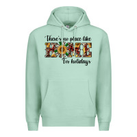 Seafoam there's no place like home for holidays Premium Hoodie - RanaPortraitStore