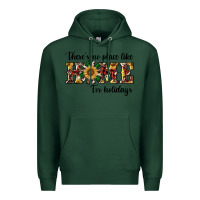 Sports Green there's no place like home for holidays Premium Hoodie - RanaPortraitStore
