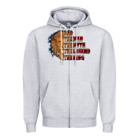 Heather Grey Dad The Man The Myth The Legend The King Zipper Hoodie - Jasminsmagicworld